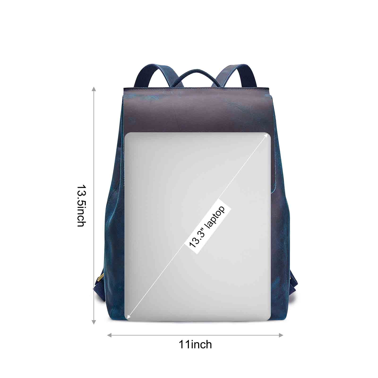 Crazy Horse Leather Backpack