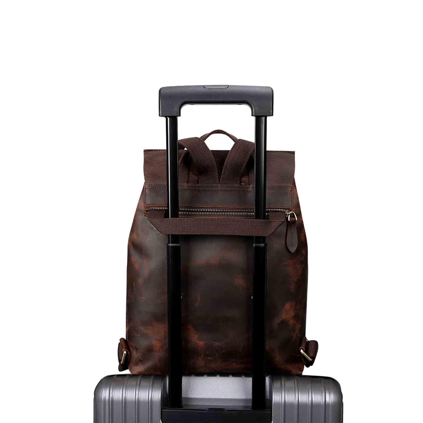 Crazy Horse Leather Backpack