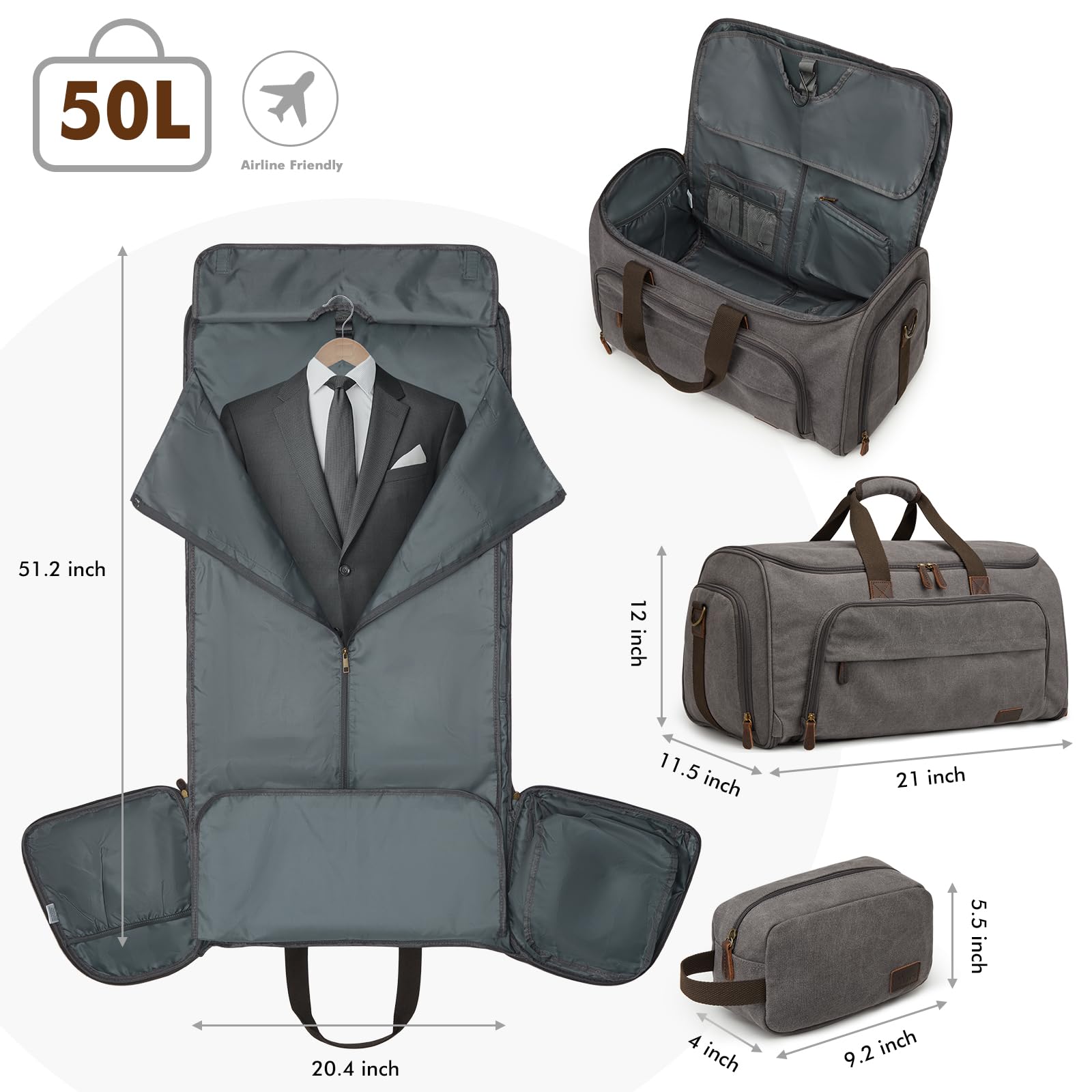 50L All-In-One Garment Travel Bag