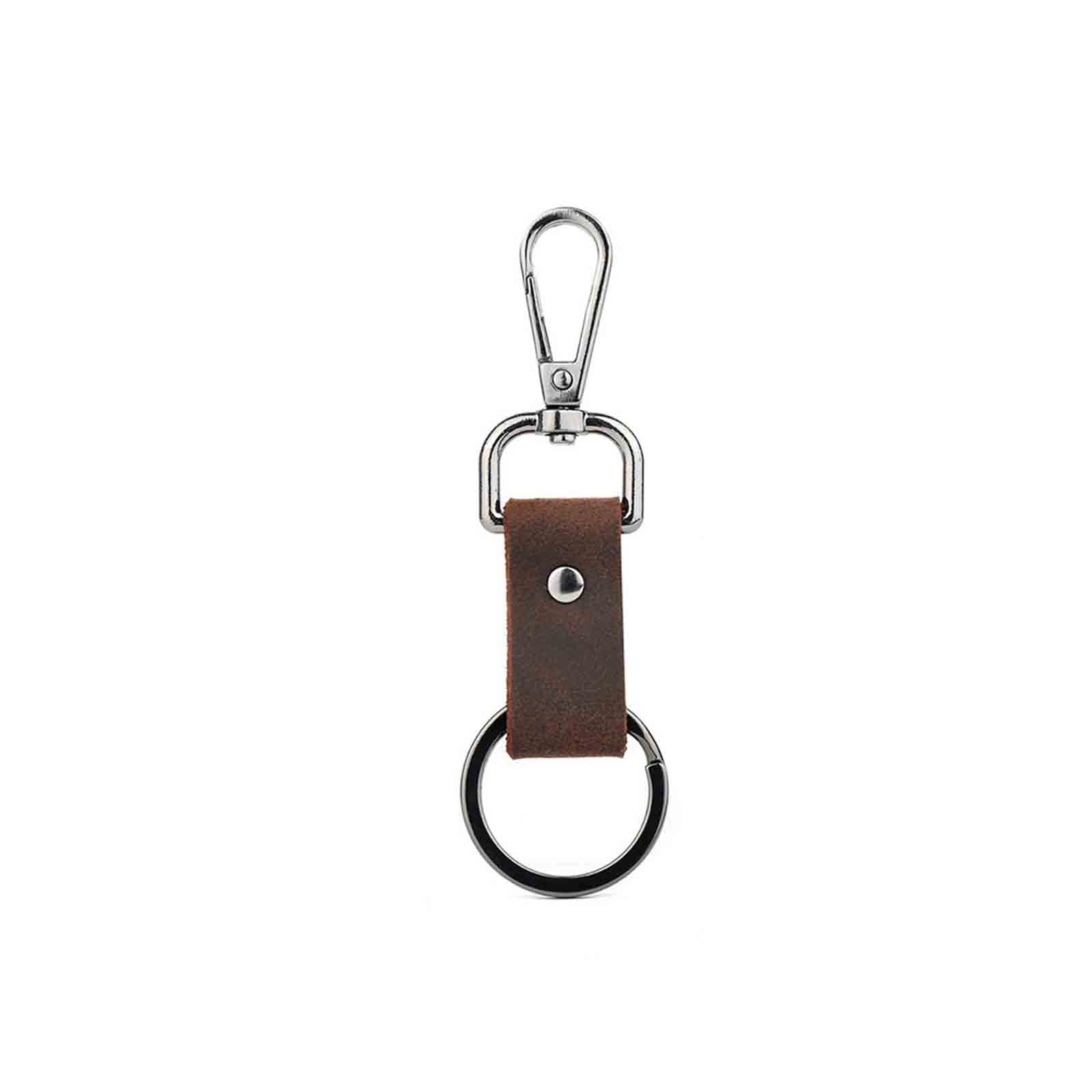 Crazy Horse Leather Key Ring