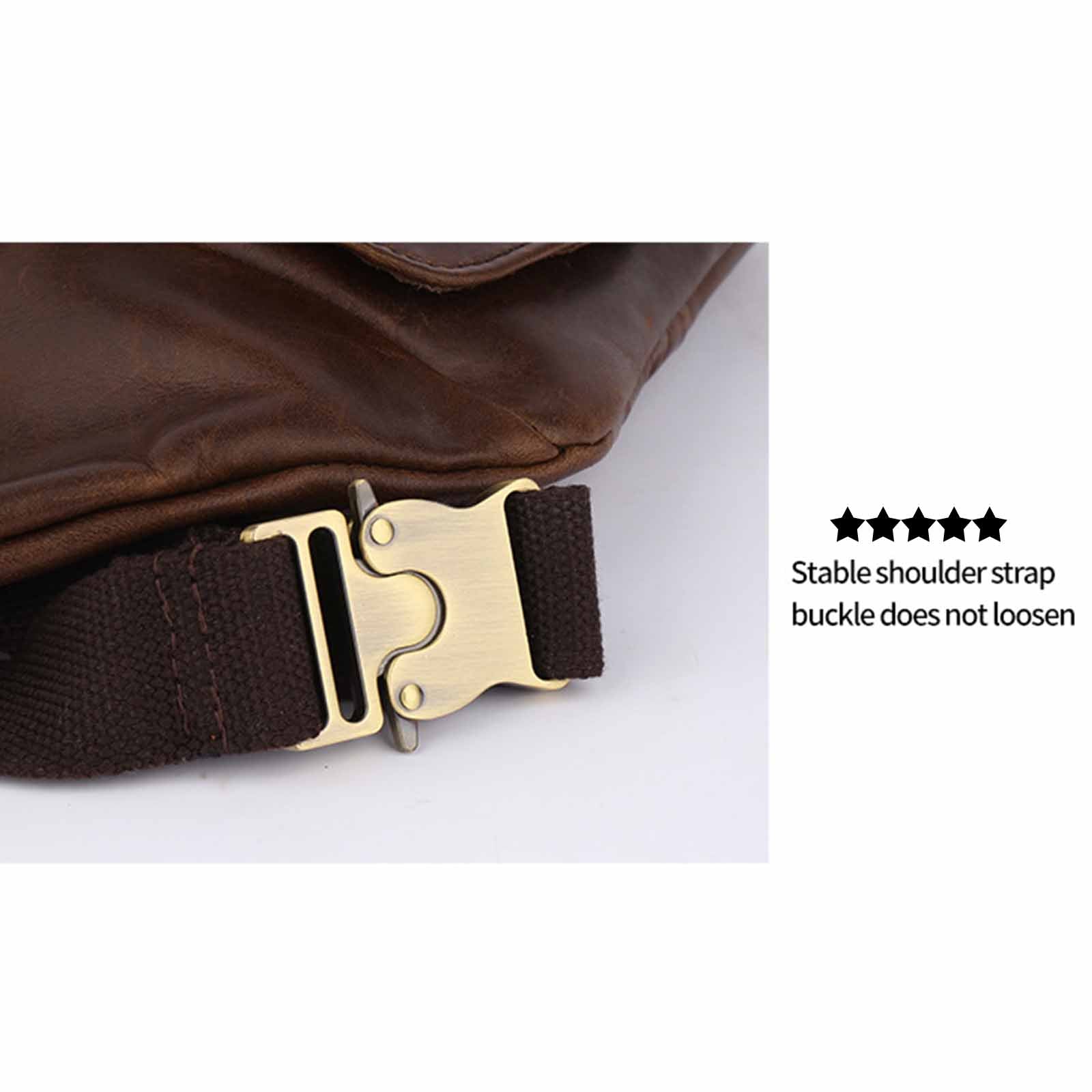 Vintage Leather Belt Bag For Women