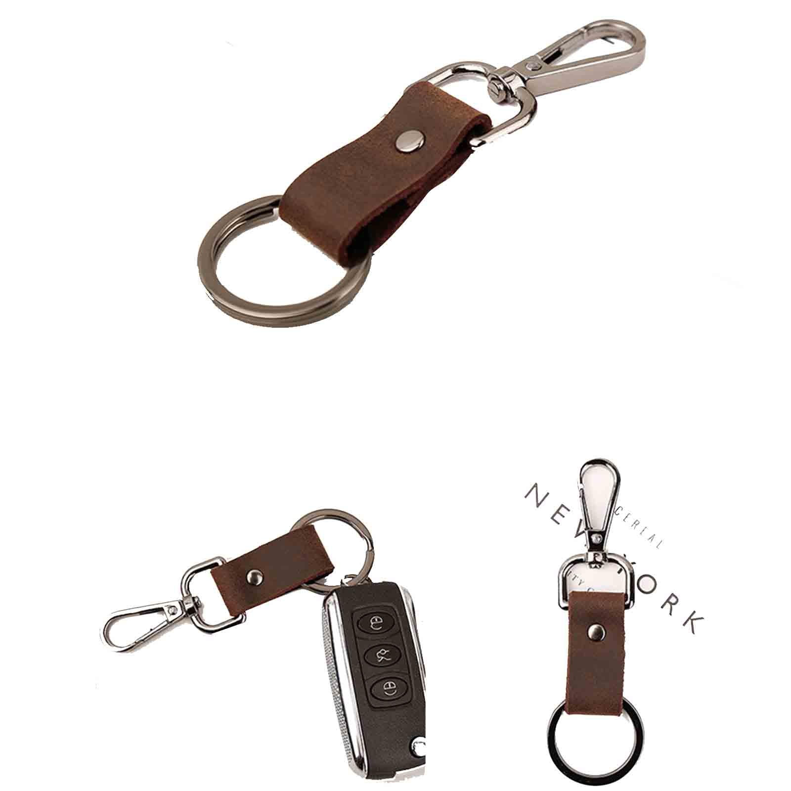 Crazy Horse Leather Key Ring