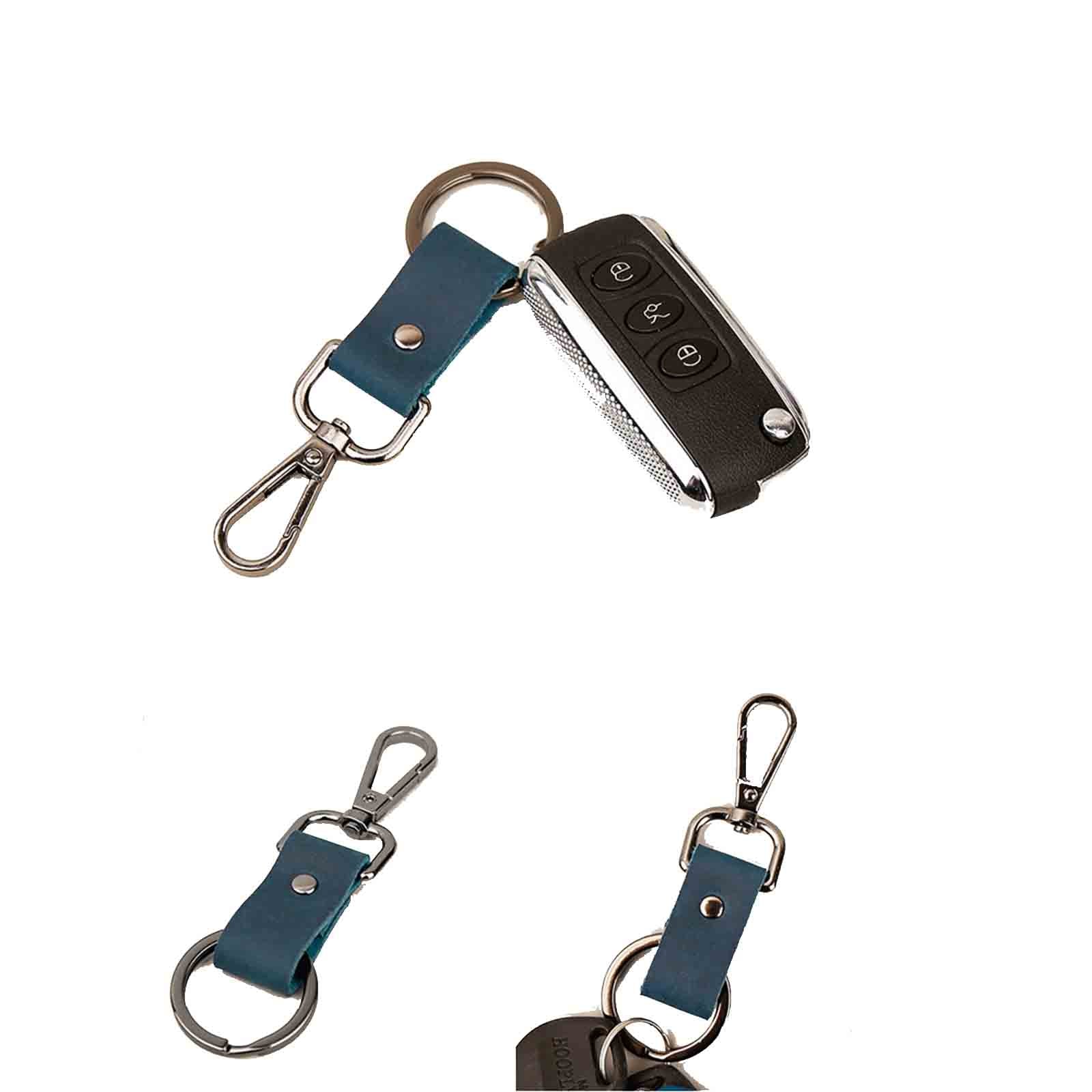 Crazy Horse Leather Key Ring