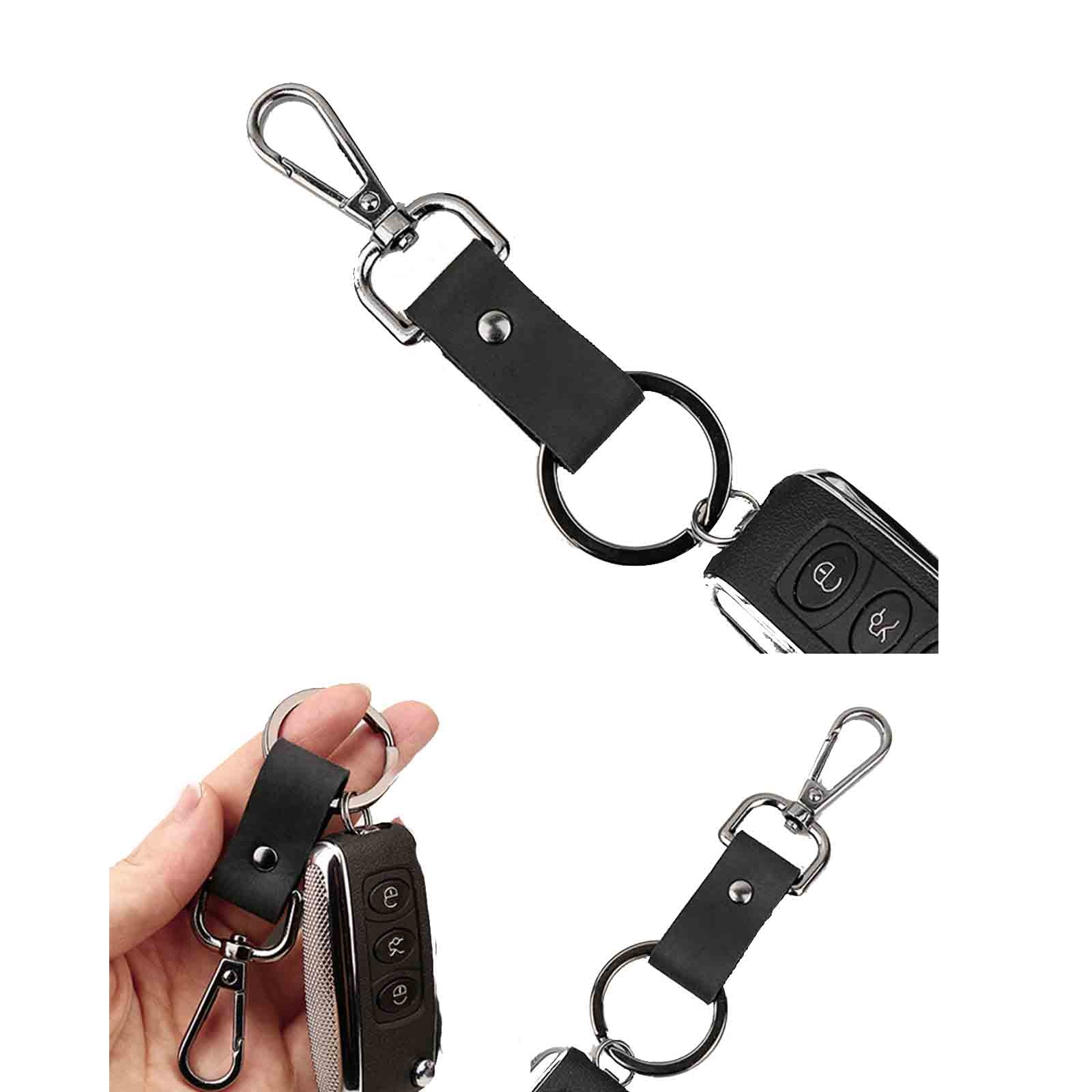 Crazy Horse Leather Key Ring