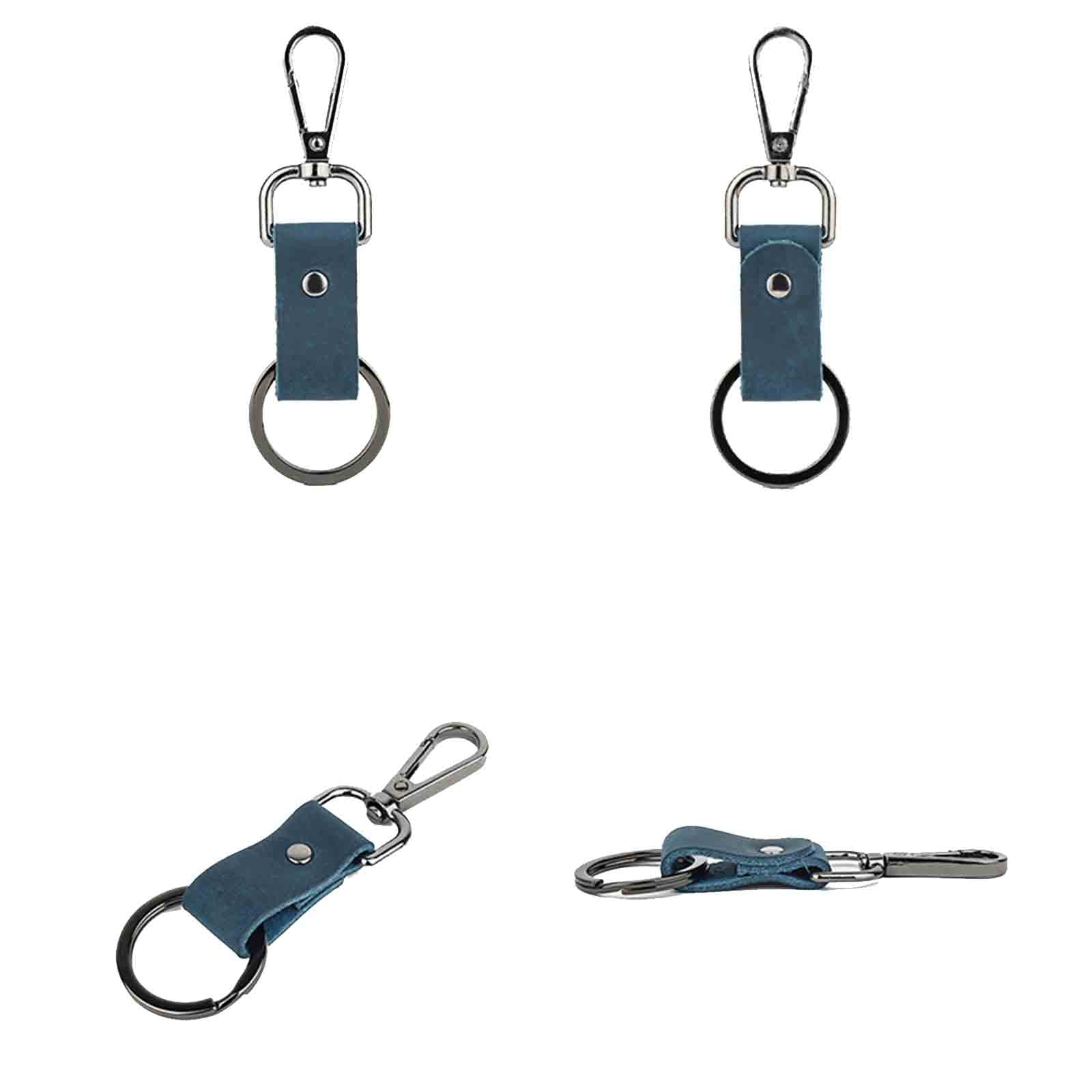 Crazy Horse Leather Key Ring