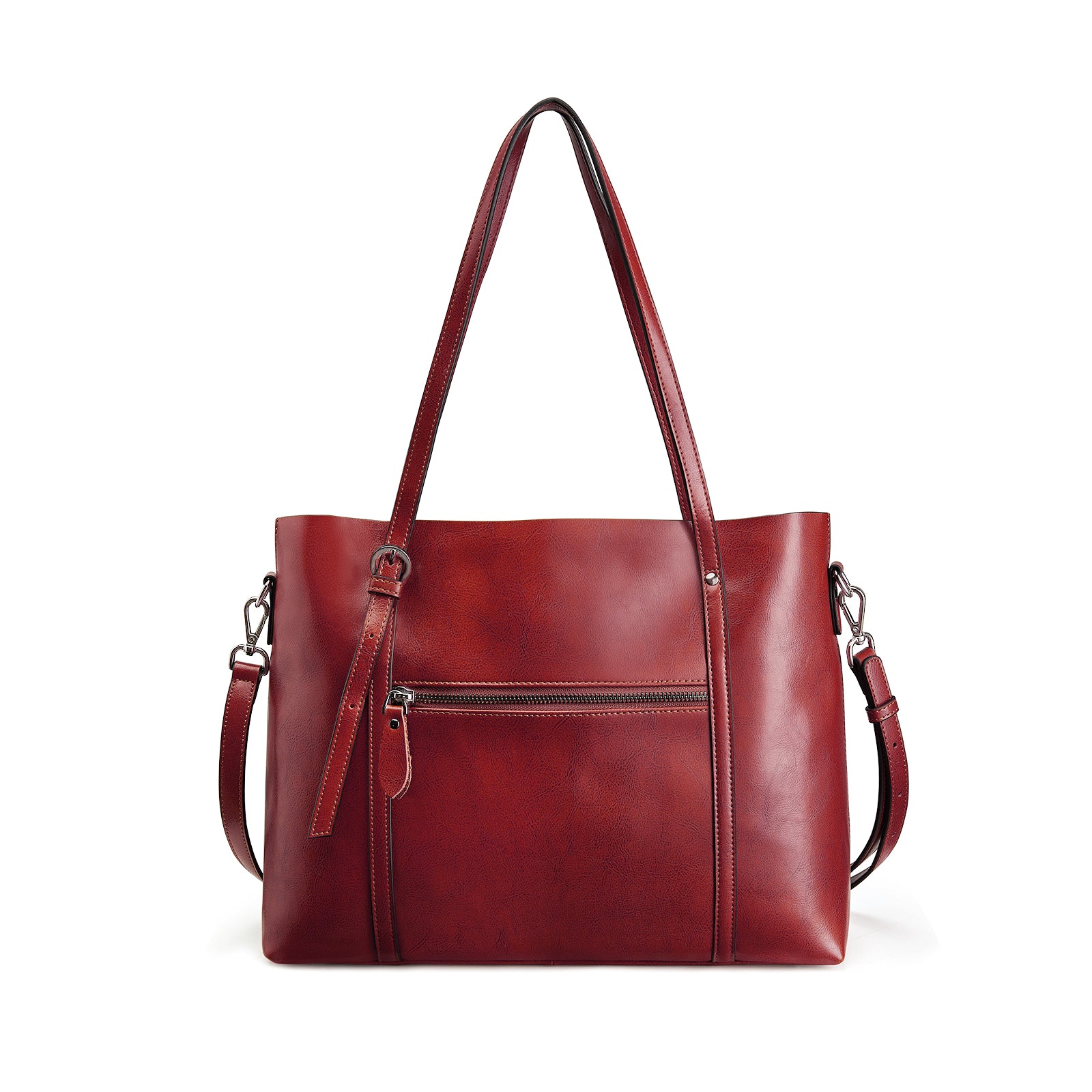 Women Genuine Leather Daily Work Tote