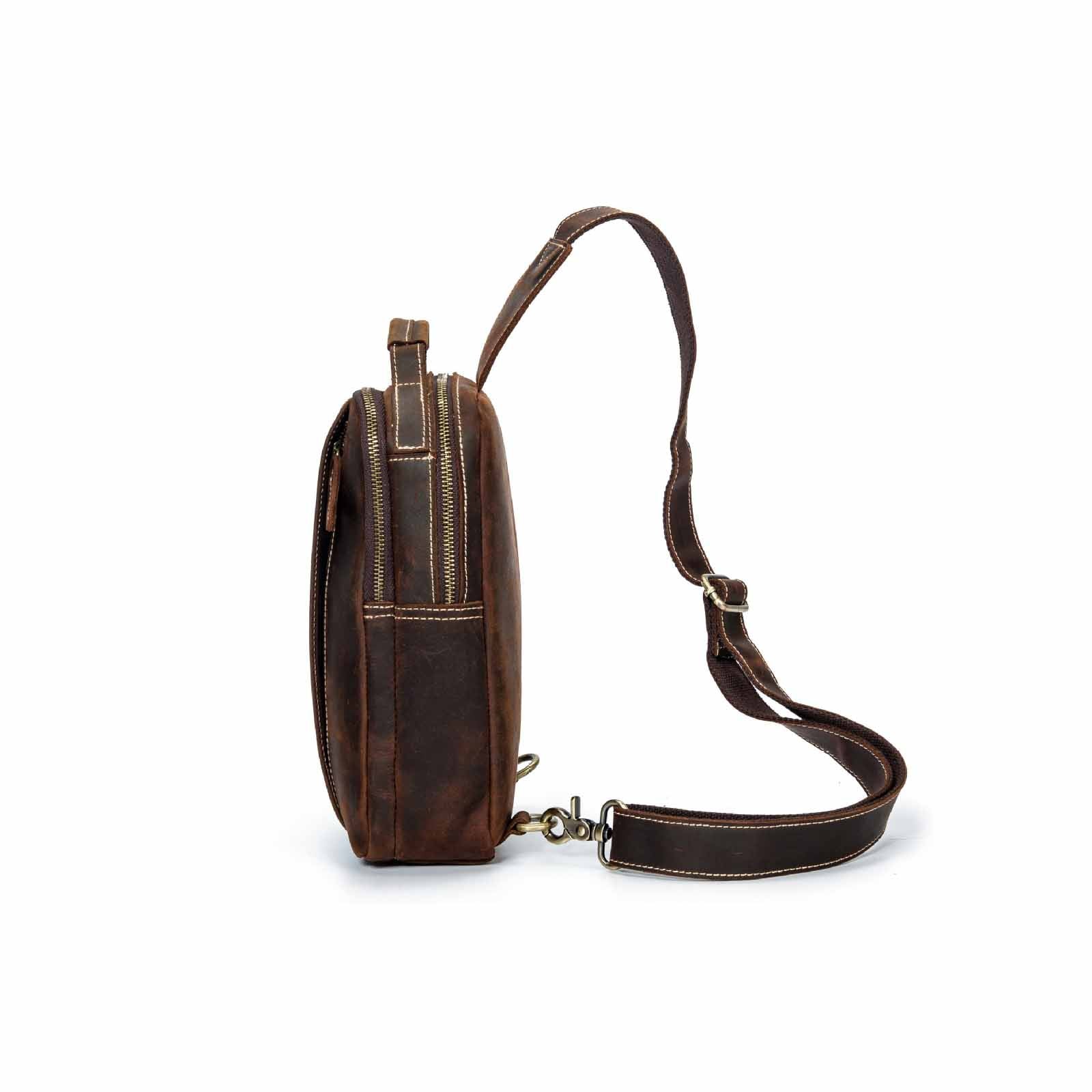 Designer Vintage Leather Sling Bag