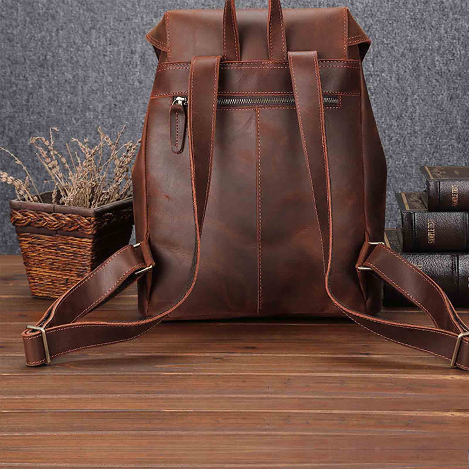 Vintage Genuine Leather Backpacks