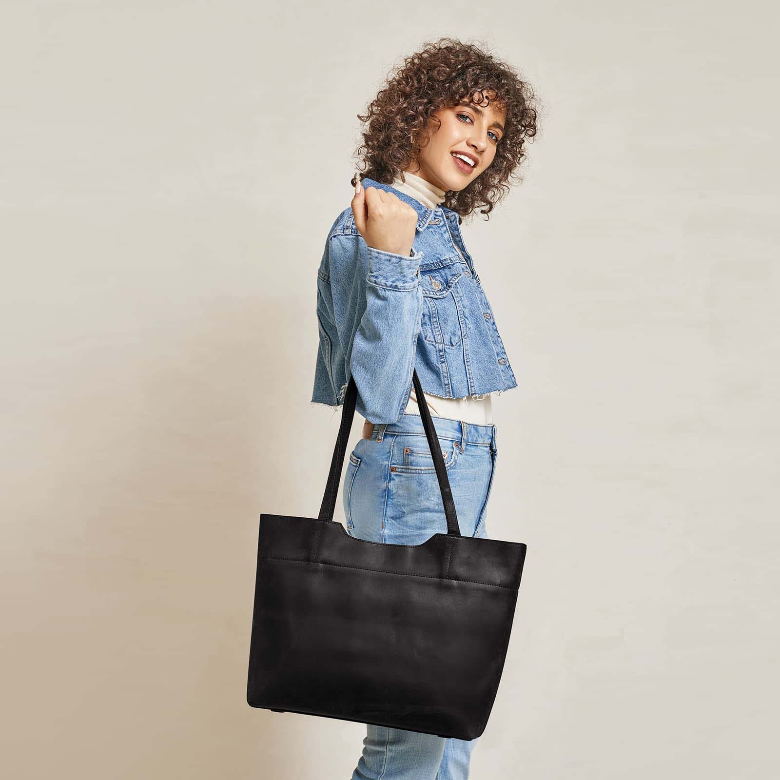 Genuine Leather Tote