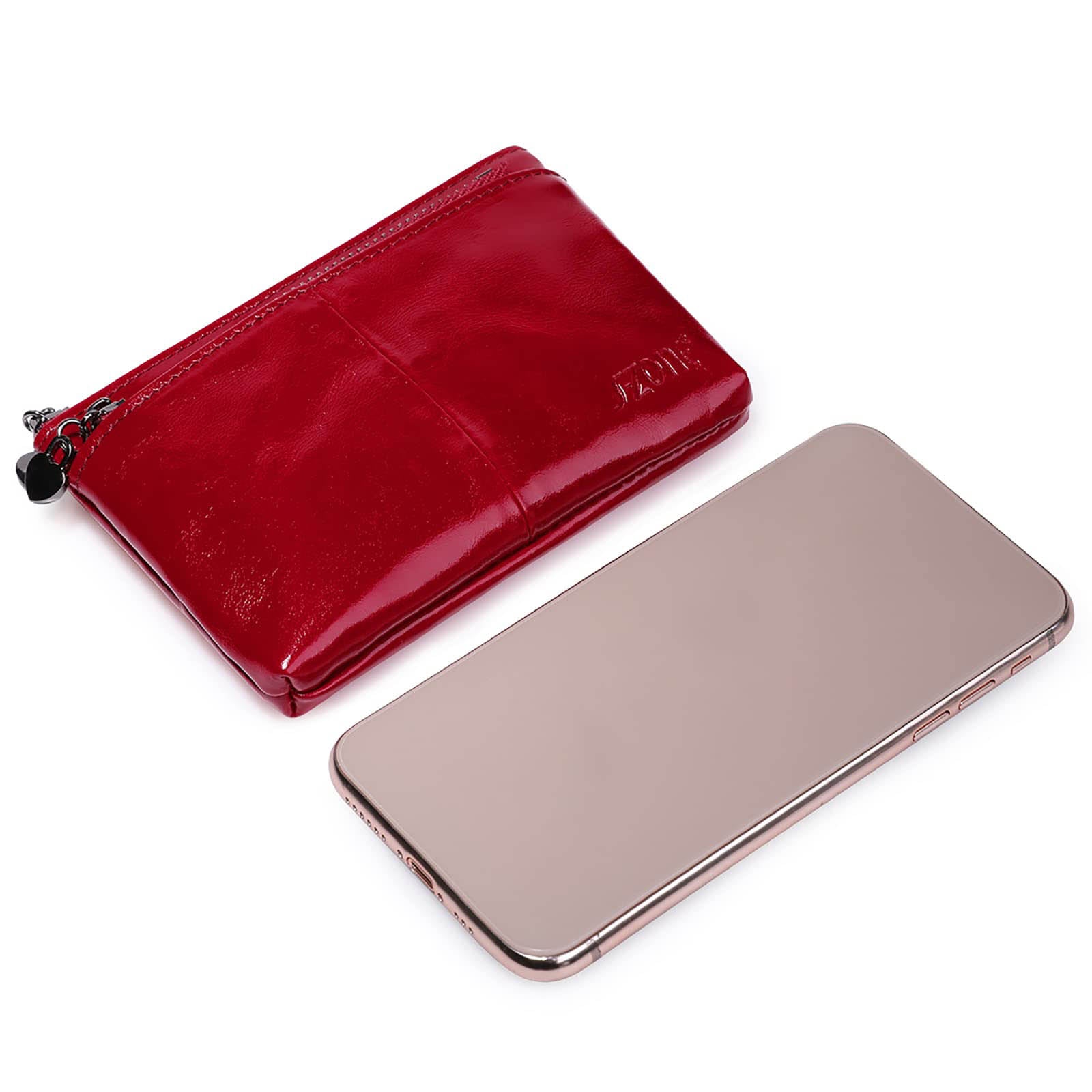 WAX COWHIDE LEATHER WALLET